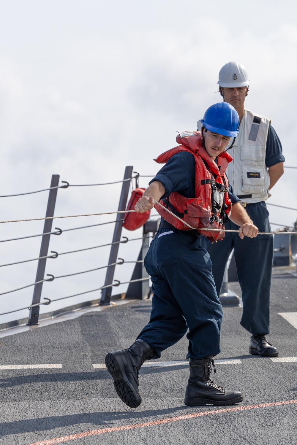 Curtis Wilbur Conducts Replenishment-At-Sea