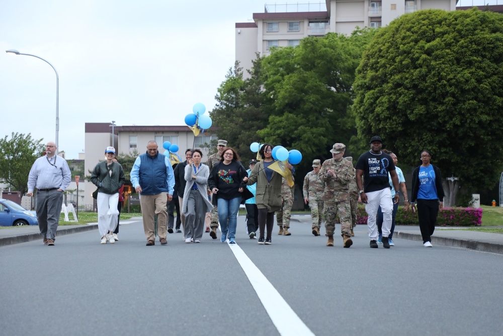 USAG Japan team unites to raise awareness of Child Abuse Prevention Month