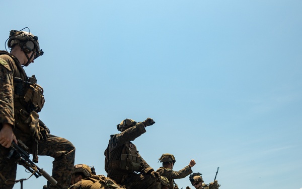 Balikatan 25: 3d LCT and 25th ID Conducts Rehearsal for counter-landing live-fire event with AFP