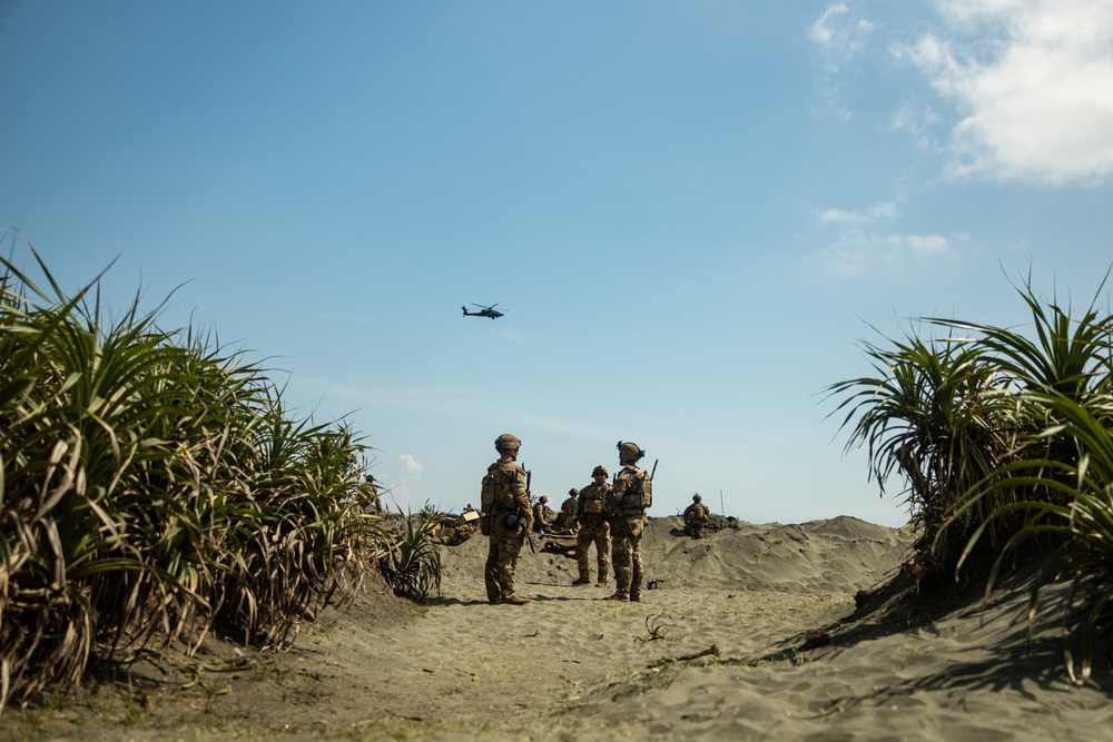 Balikatan 25: 3d LCT and 25th ID Conducts Rehearsal for counter-landing live-fire event with AFP