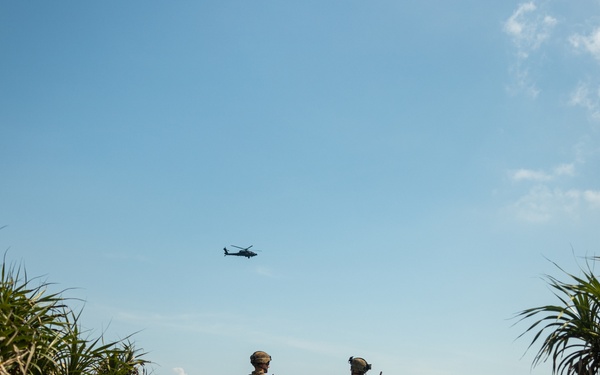 Balikatan 25: 3d LCT and 25th ID Conducts Rehearsal for counter-landing live-fire event with AFP