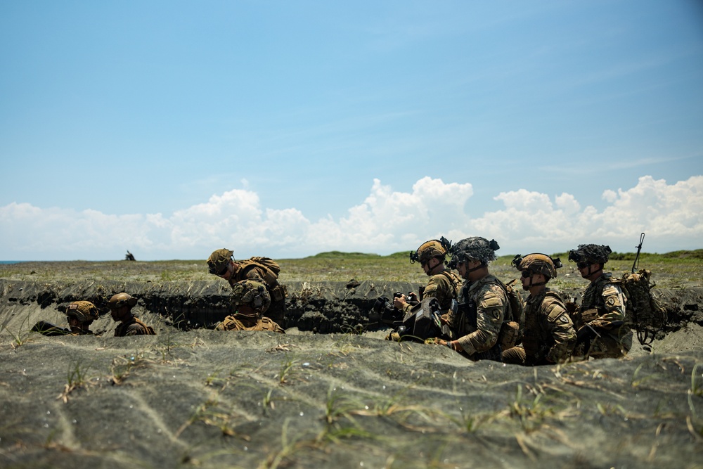 Balikatan 25: 3d LCT and 25th ID Conducts Rehearsal for counter-landing live-fire event with AFP