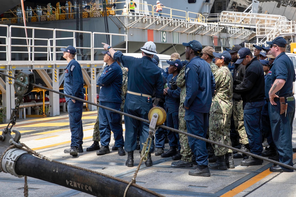USS George Washington (CVN 73) Trains for Fueling at Sea