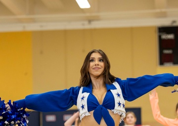 Dallas Cowboys Cheerleaders visit USAG Rheinland-Pfalz to celebrate Month of the Military Child