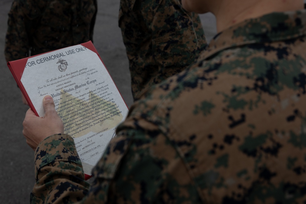 Swift Response 25 | Sgt. Austin Bradley’s Meritorious Promotion