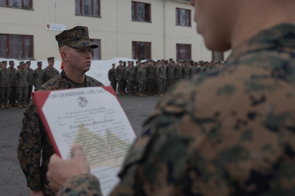 Swift Response 25 | Sgt. Austin Bradley’s Meritorious Promotion