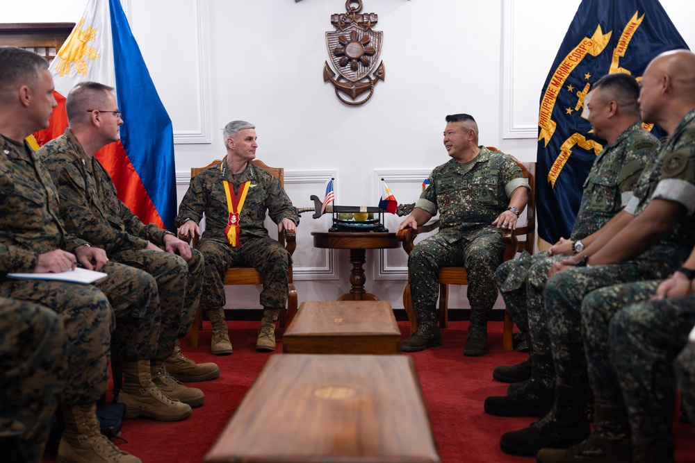 The Assistant Commandant of the Marine Corps tours the Philippines