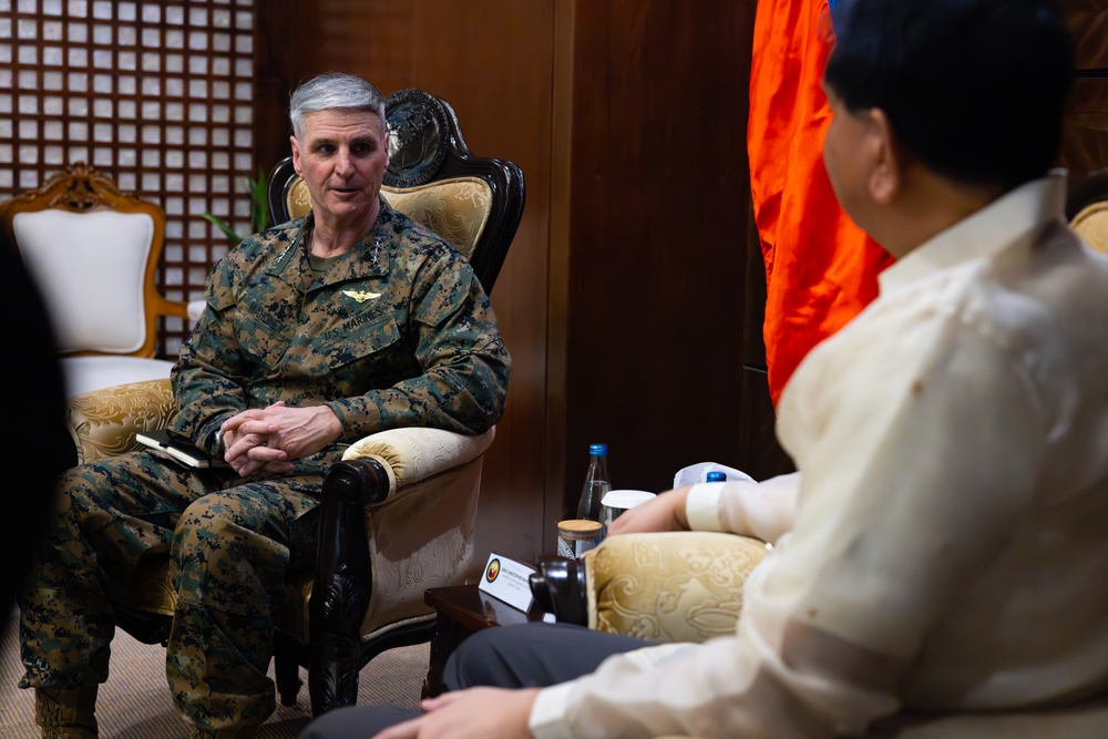 The Assistant Commandant of the Marine Corps tours the Philippines