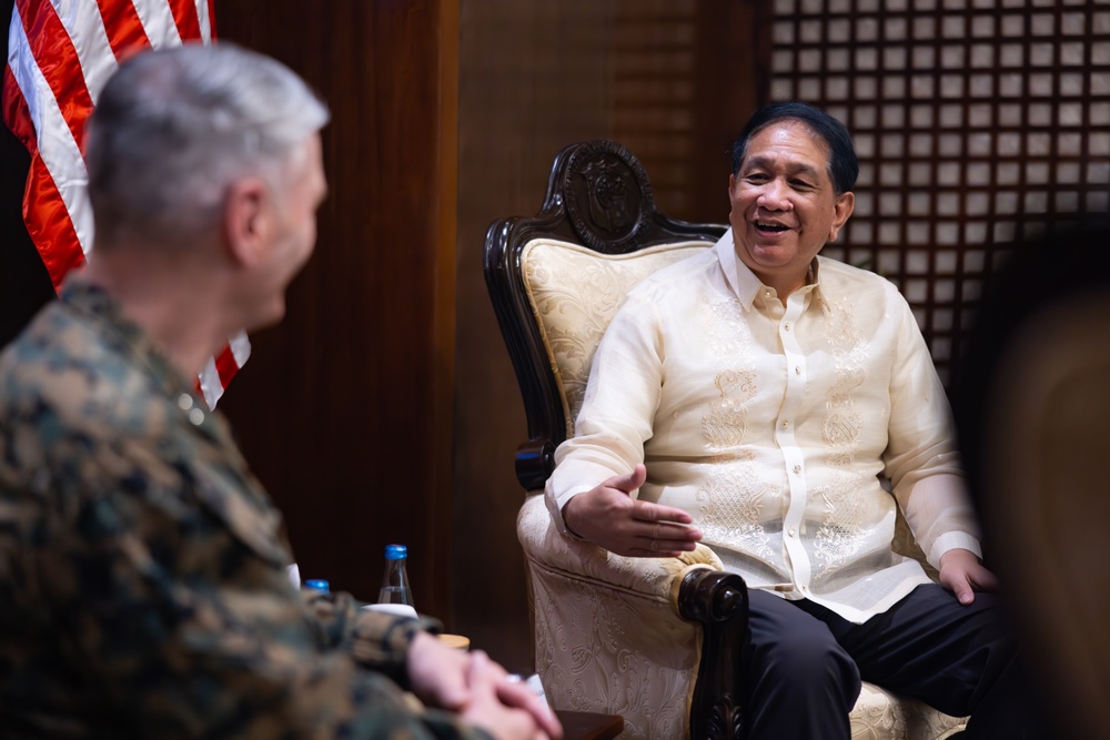 The Assistant Commandant of the Marine Corps tours the Philippines