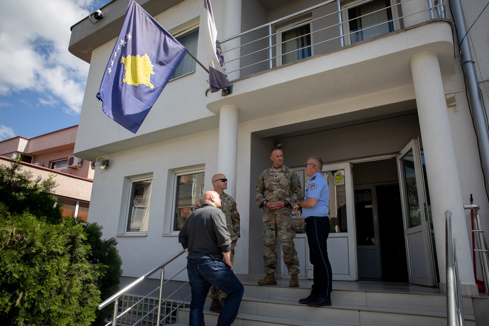 KFOR completes family room project at a Kosovo Police station in Kamenica