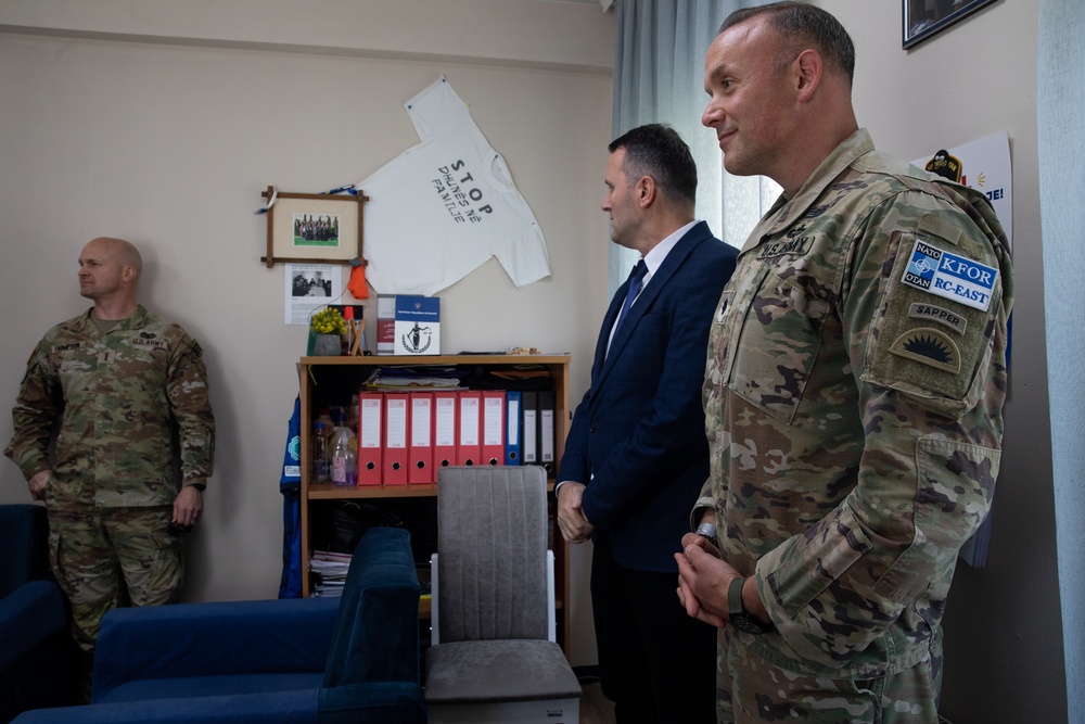 KFOR completes family room project at a Kosovo Police station in Kamenica