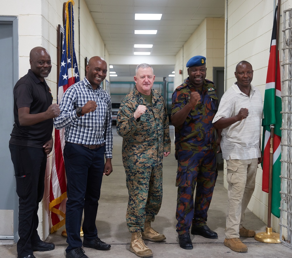 MARFOREUR/AF Meets with Kenya Navy - Contingency Support Location