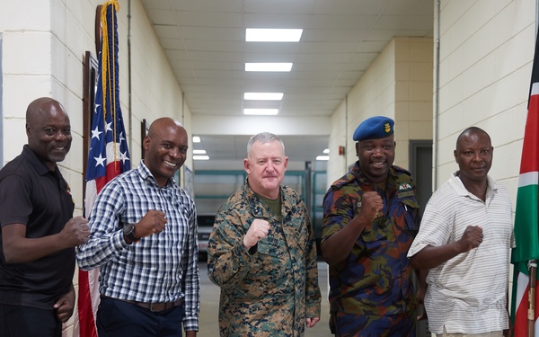 MARFOREUR/AF Meets with Kenya Navy - Contingency Support Location