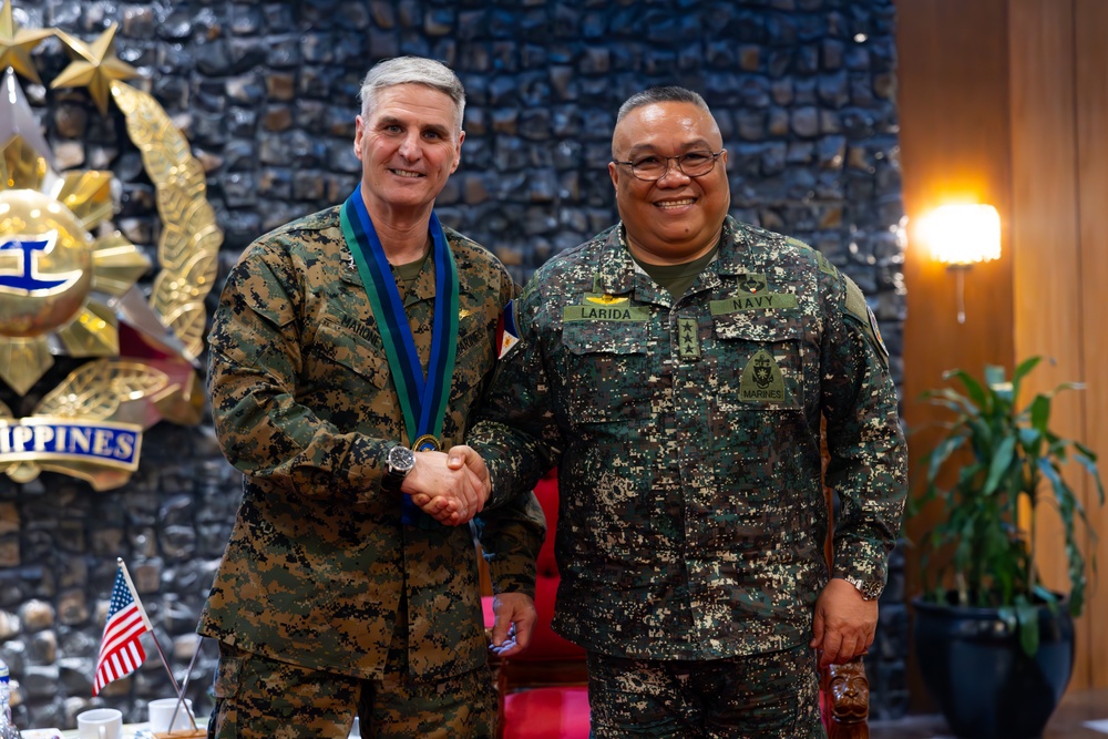 The Assistant Commandant of the Marine Corps tours the Philippines