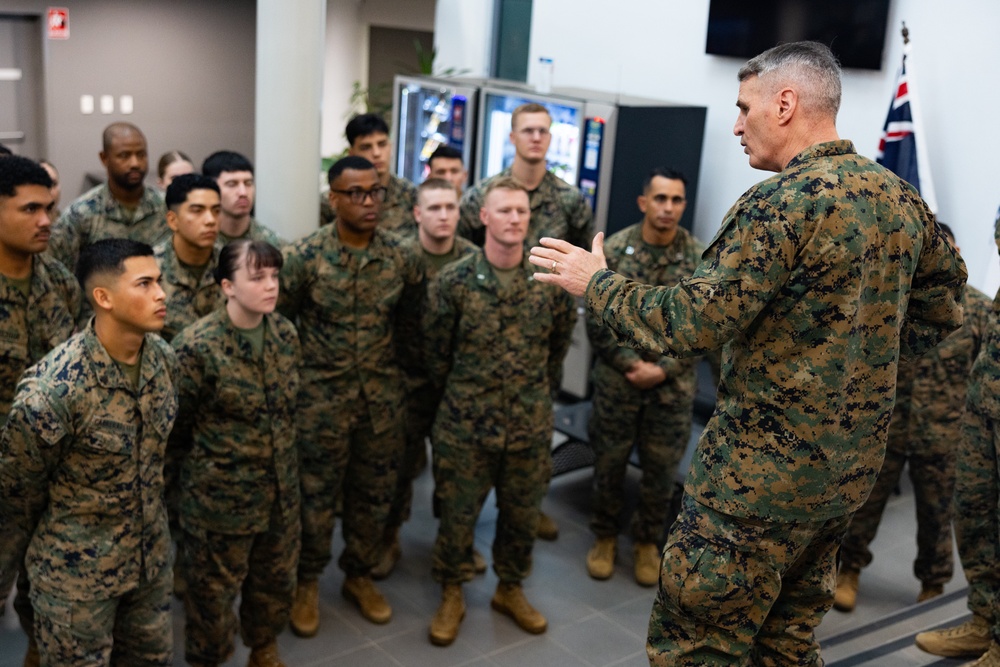 The Assistant Commandant of the Marine Corps tours Darwin, Australia