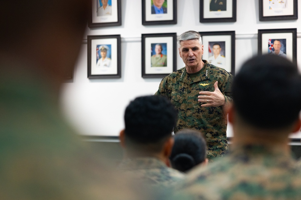 The Assistant Commandant of the Marine Corps tours Darwin, Australia