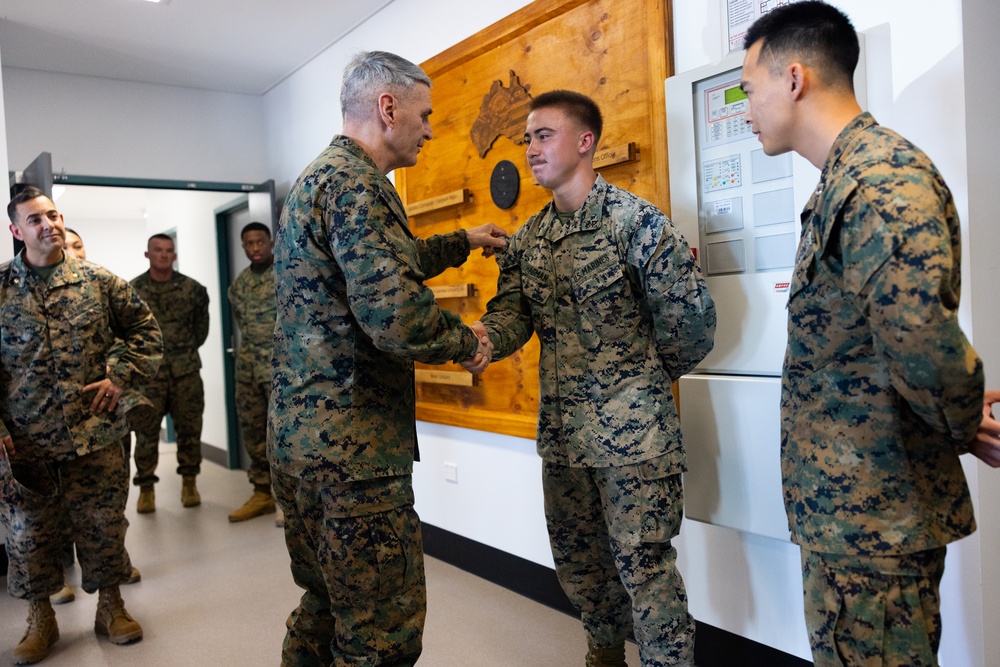 The Assistant Commandant of the Marine Corps tours Darwin, Australia