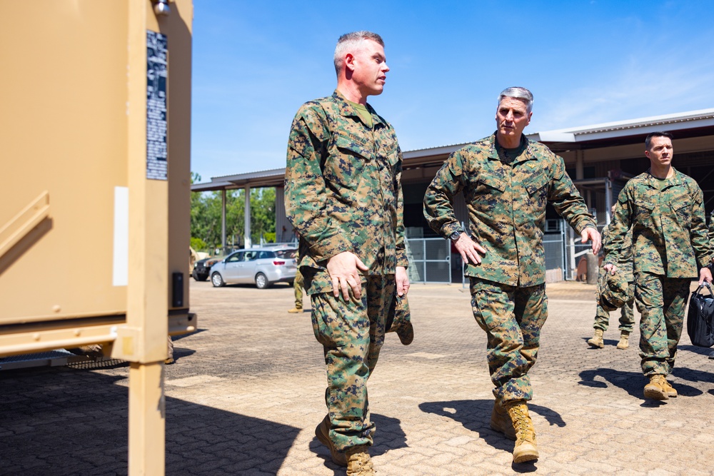 The Assistant Commandant of the Marine Corps tours Darwin, Australia