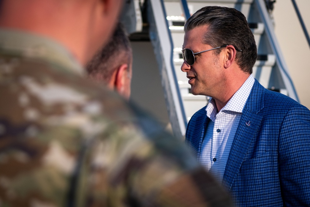 SECDEF arrives for SOF week
