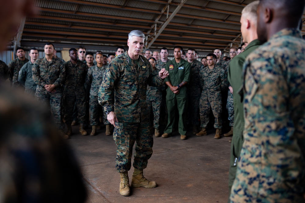 The Assistant Commandant of the Marine Corps tours Darwin, Australia