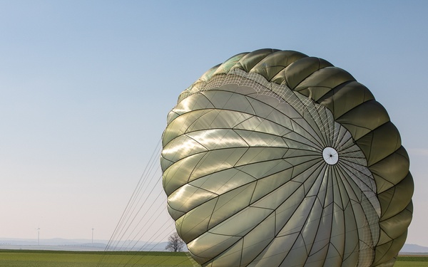 Green Berets from 10th Special Forces Group (Airborne) conducted airborne jump exercises near Ramstein, Germany