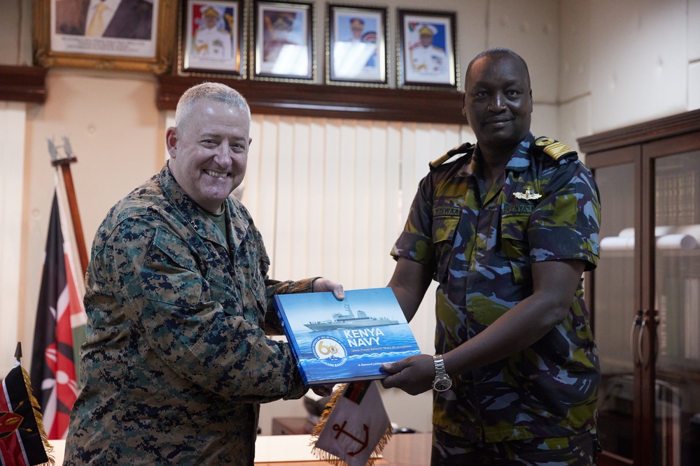 MARFOREUR/AF Meets with Kenya Navy - KNAV Meeting