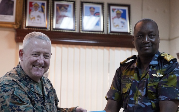 MARFOREUR/AF Meets with Kenya Navy - KNAV Meeting