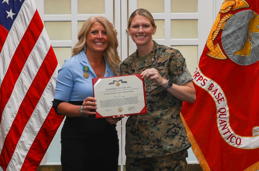 Marine Corps Base Quantico Civilian Quarterly Awards
