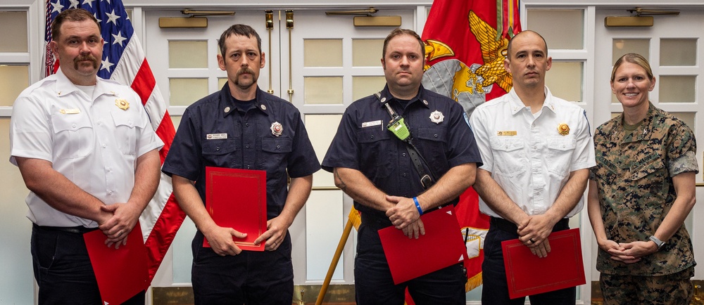 Marine Corps Base Quantico Civilian Quarterly Awards