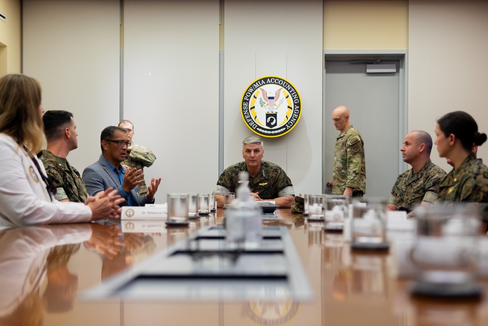 The Assistant Commandant of the Marine Corps visits DPAA