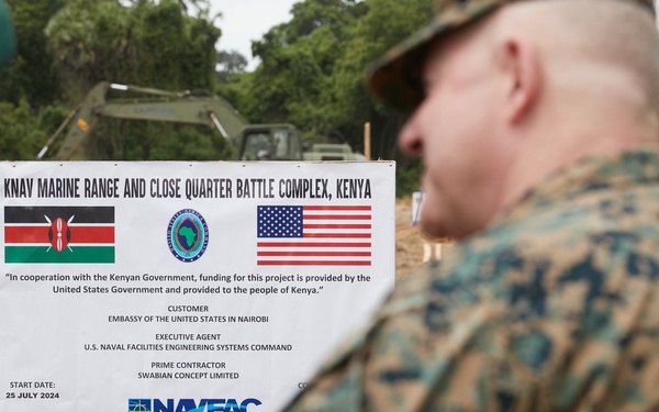 MARFOREUR/AF Meets with Kenya Navy - Groundbreaking Ceremony