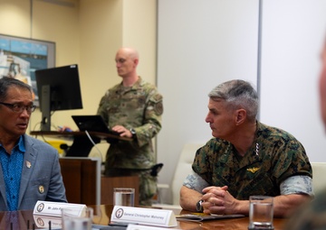 The Assistant Commandant of the Marine Corps visits DPAA