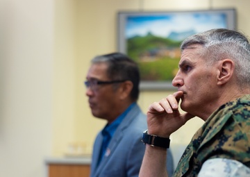 The Assistant Commandant of the Marine Corps visits DPAA