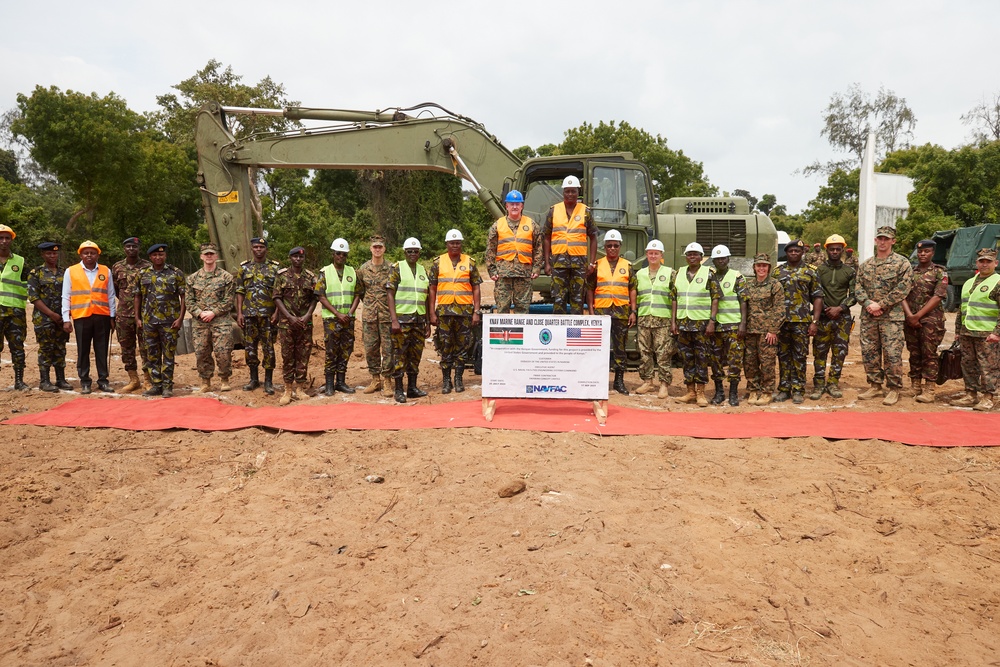 MARFOREUR/AF Meets with Kenya Navy - Groundbreaking Ceremony