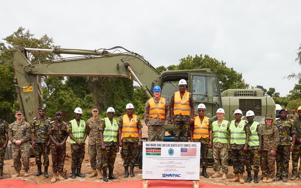 MARFOREUR/AF Meets with Kenya Navy - Groundbreaking Ceremony