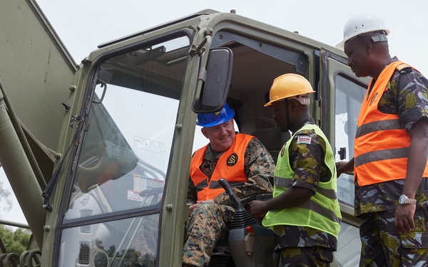 MARFOREUR/AF Meets with Kenya Navy - Groundbreaking Ceremony