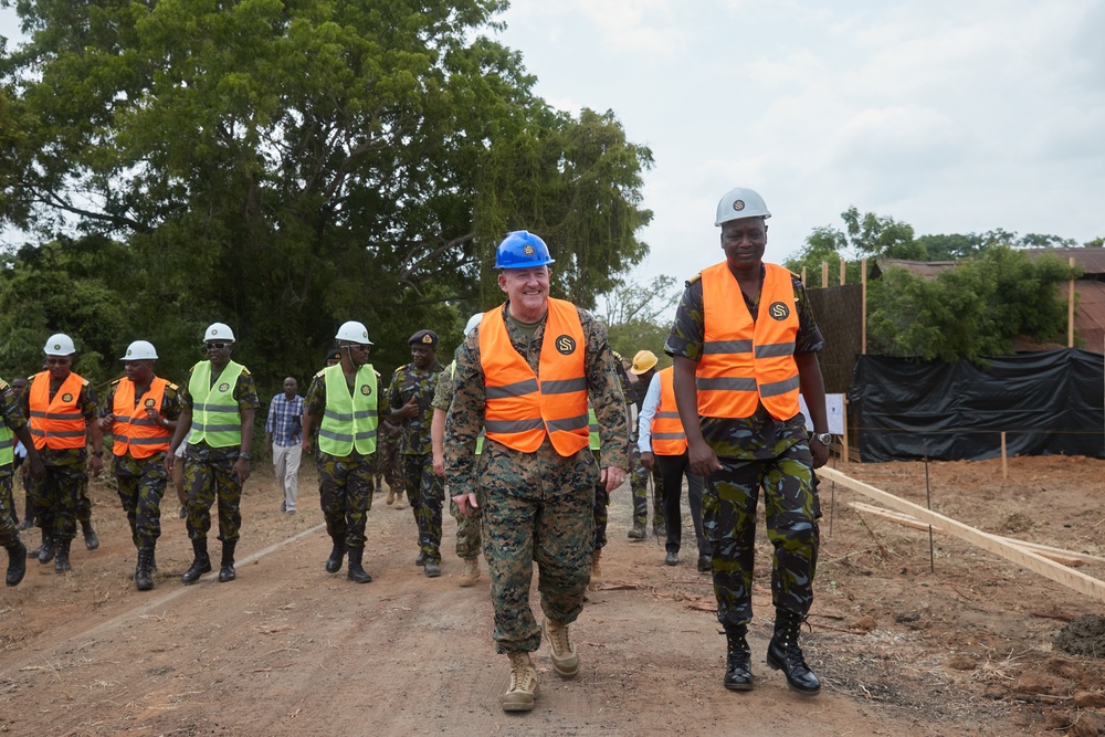 MARFOREUR/AF Meets with Kenya Navy - Groundbreaking Ceremony
