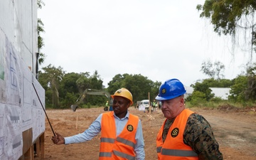 MARFOREUR/AF Meets with Kenya Navy - Groundbreaking Ceremony