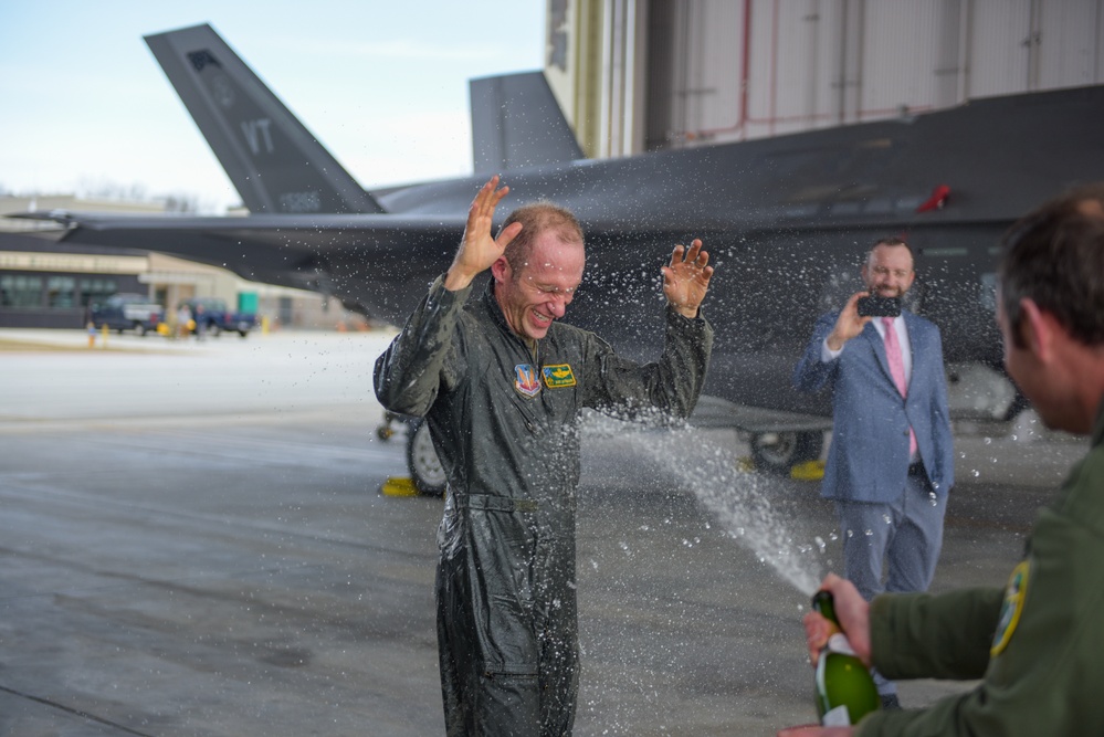 Lt. Col. Guthmann's Fini Flight