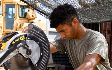 US Army engineers enhance medical capabilities at Baledogle Military Airfield, Somalia