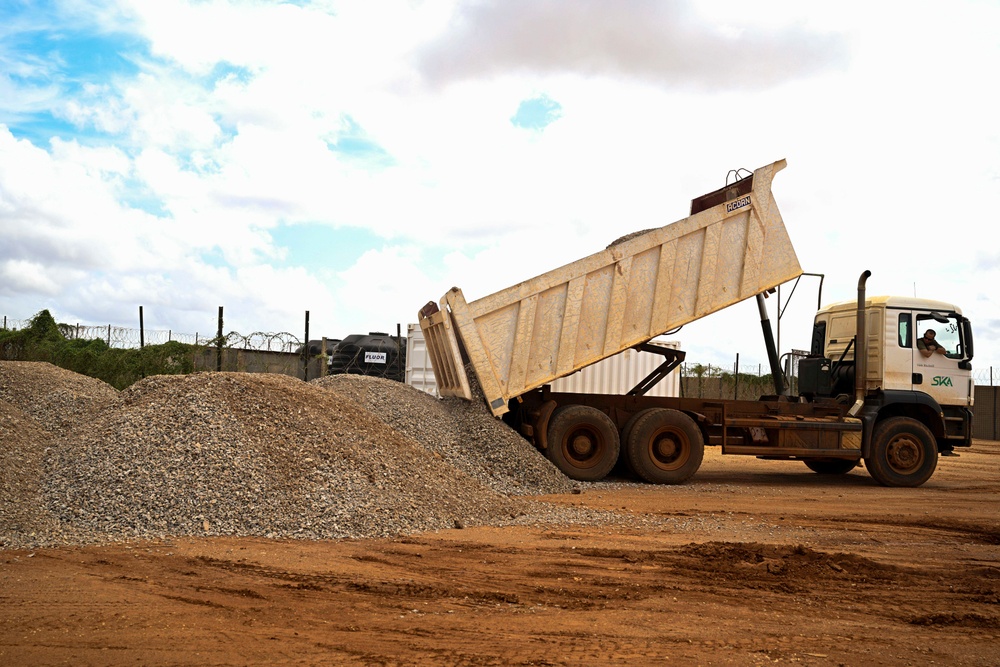 US Army engineers enhance medical capabilities at Baledogle Military Airfield, Somalia