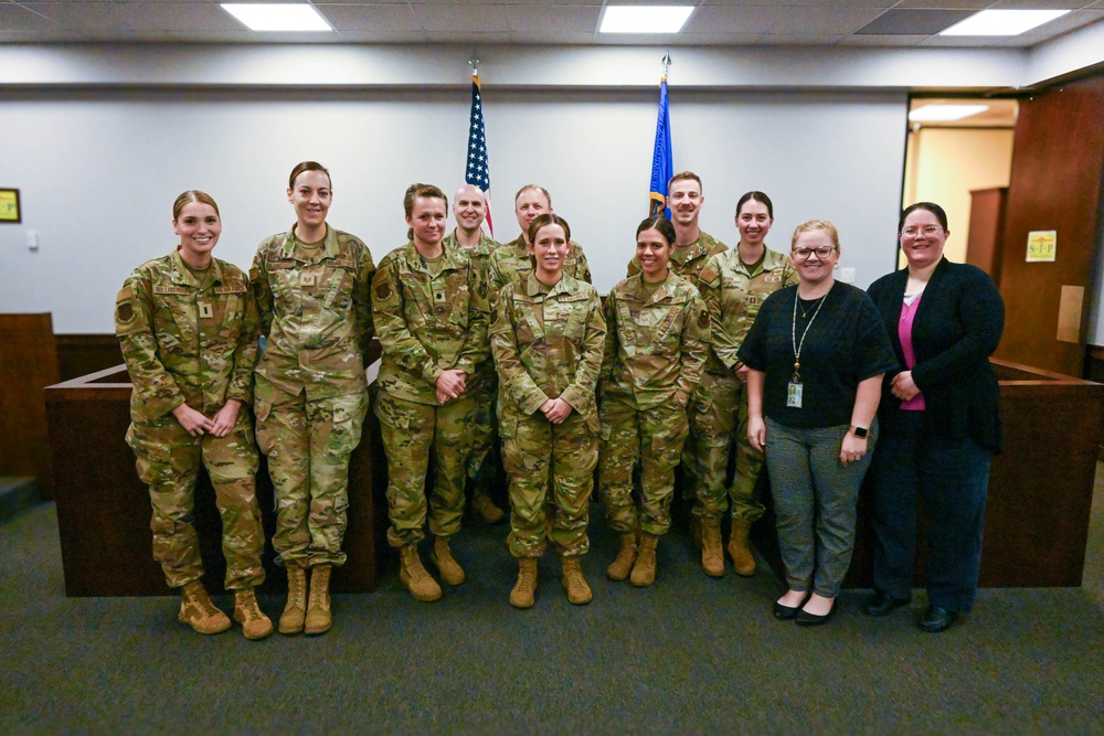 97th AMW JA shares mission in honor of law week