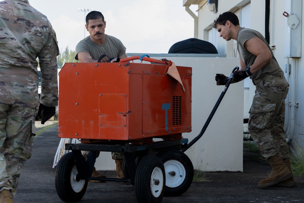 156th Communications Squadron Training departing to Punta Borinquen Air