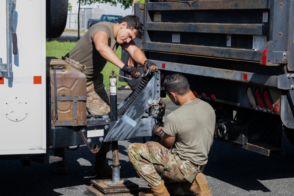 156th Communications Squadron Training departing to Punta Borinquen Air