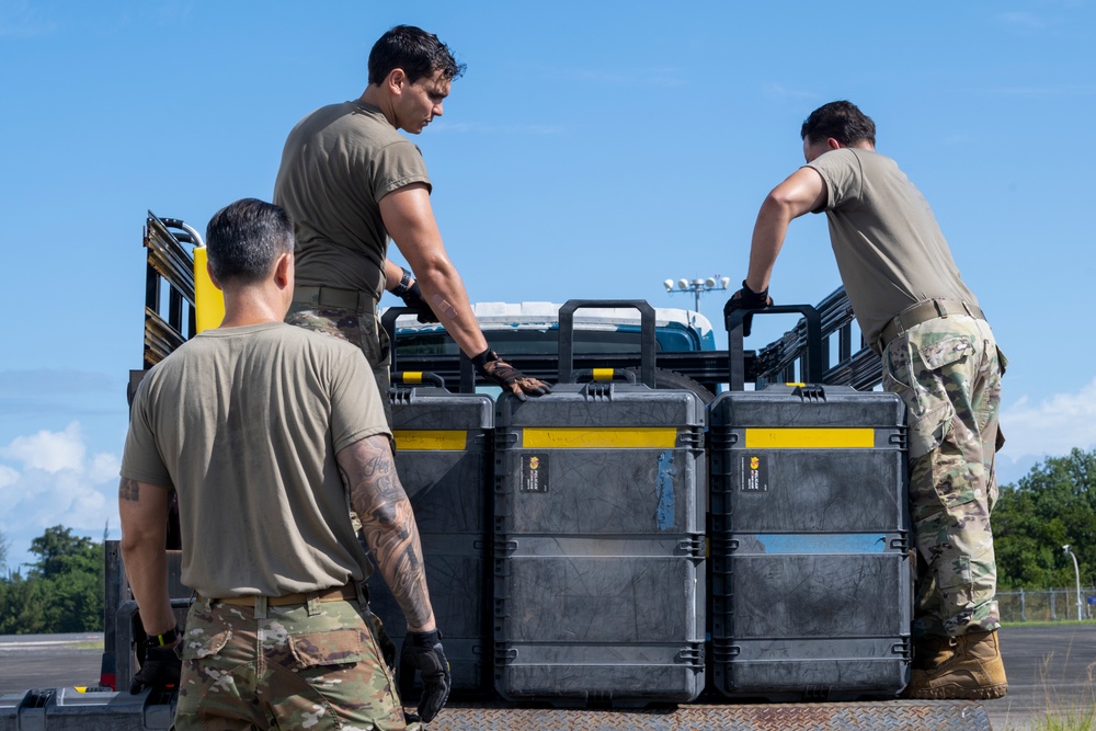156th Communications Squadron Training departing to Punta Borinquen Air