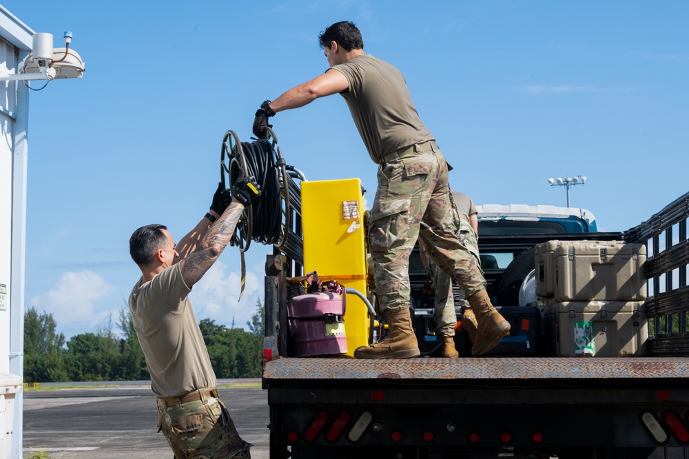 156th Communications Squadron Training departing to Punta Borinquen Air