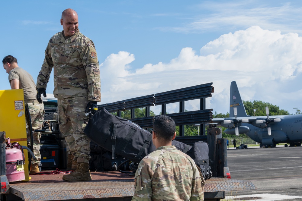 156th Communications Squadron Training departing to Punta Borinquen Air