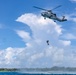 Search and Rescue Swimmers from HSM 49 det. 4 Practice Jumps off the Coast of Diego Garcia