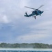 Search and Rescue Swimmers from HSM 49 det. 4 Practice Jumps off the Coast of Diego Garcia