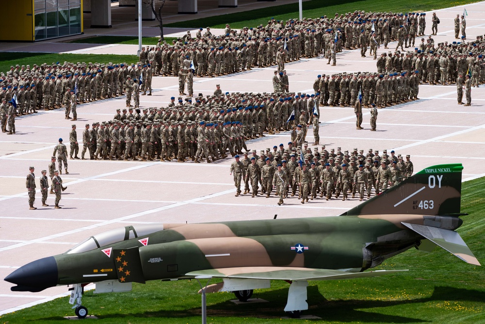 USAFA Noon Meal Formation 2025